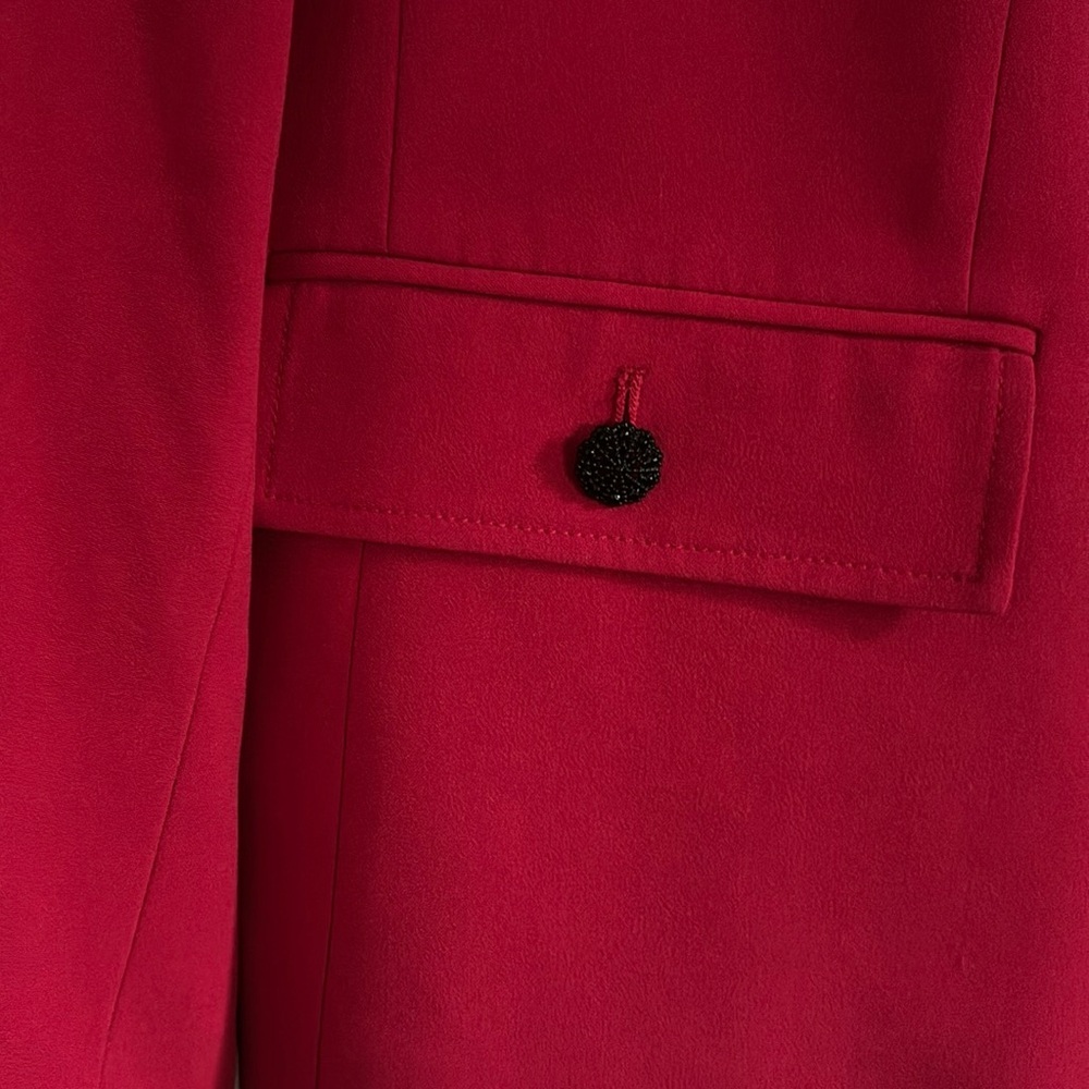 Nine West Plus Size Hip Length Red Blazer Size 2x - Picture 5 of 6